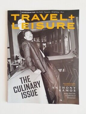 Travel + Leisure Magazine September, 2026 - The Culinary Issue - Anthony Ramos